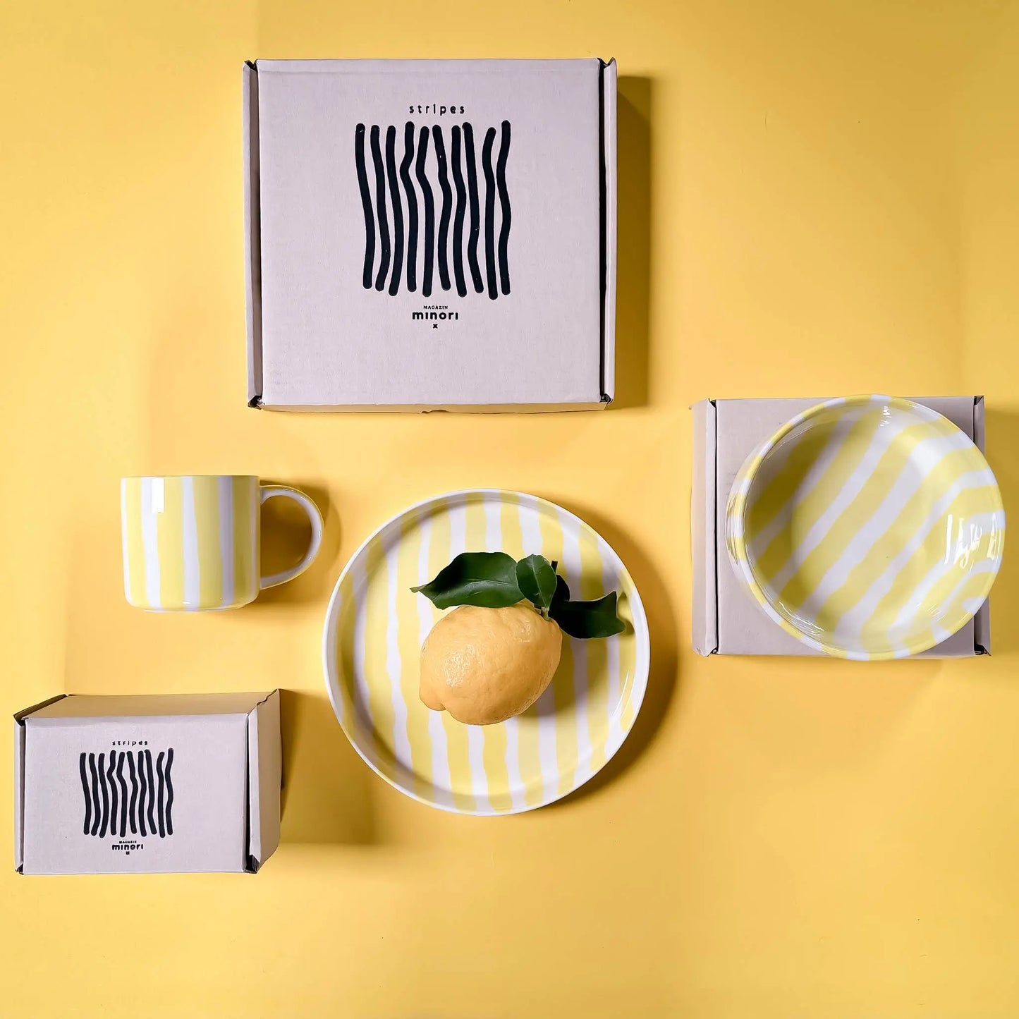 Tasse ligne jaune Magazin Minori