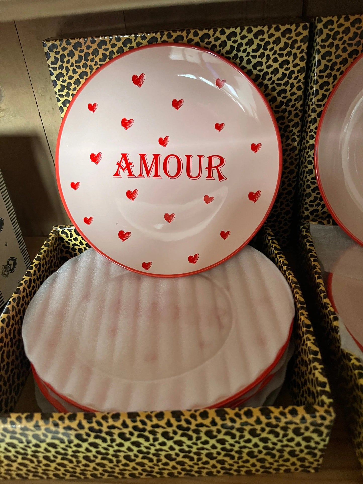 Assiette dessert amour Atelier MSV