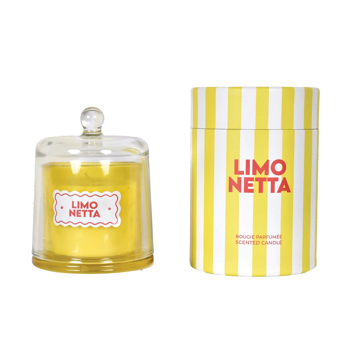 Bougie cloche Trattoria pm Limonetta D10,5 H13,5cm Opjet Paris