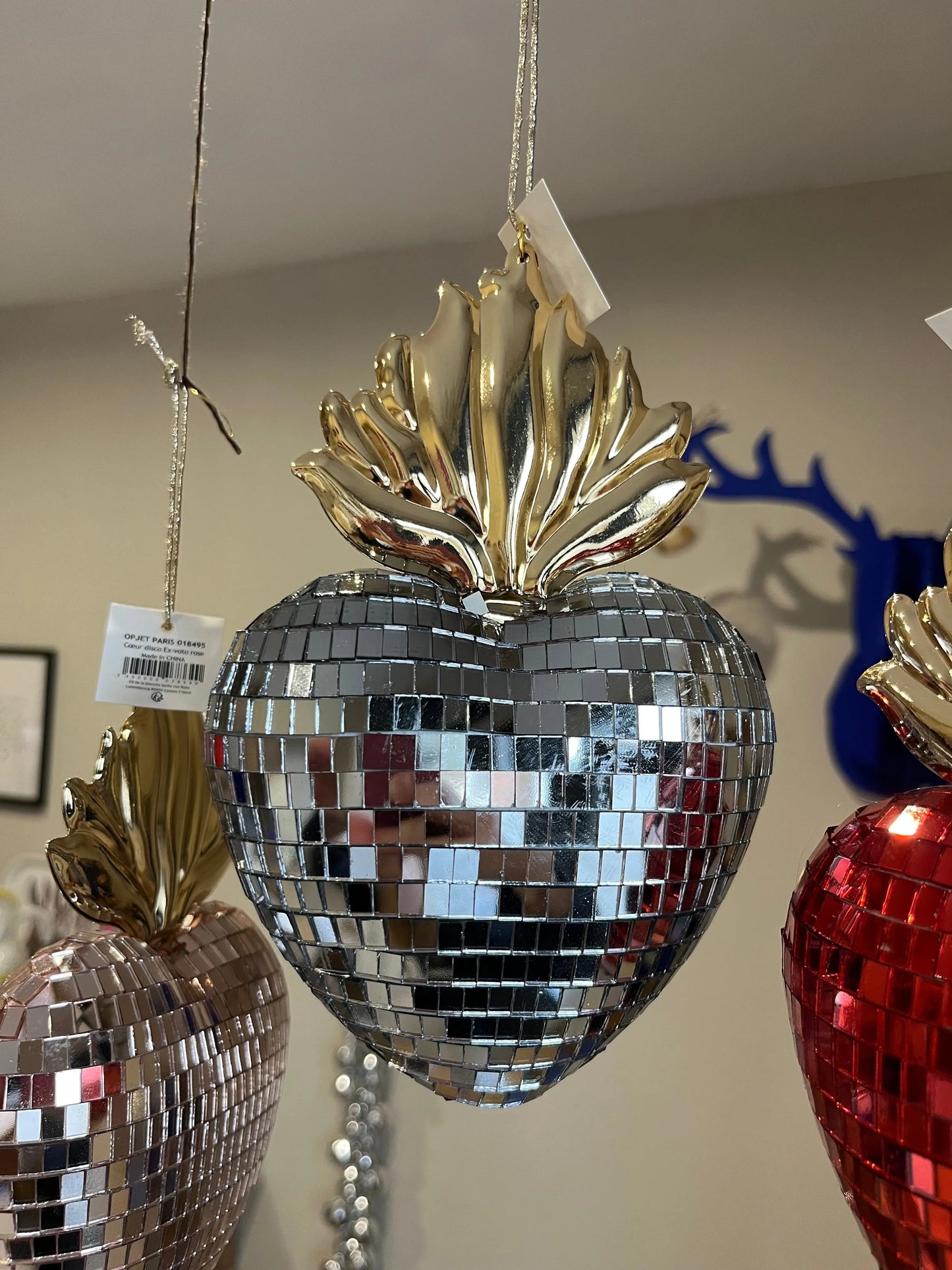 Cœur disco Ex-voto noir Atelier MSV