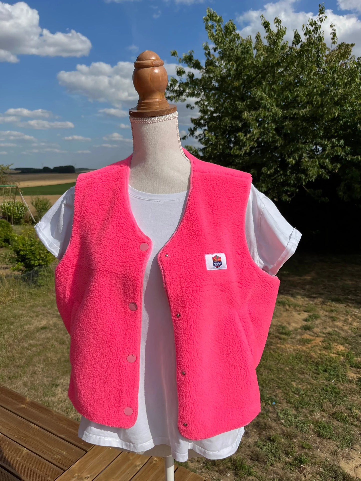 Gilet sans manches rose Atelier MSV