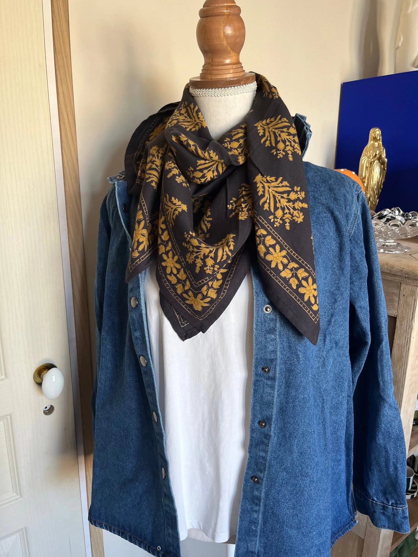 Foulard Galatie nuit Atelier MSV