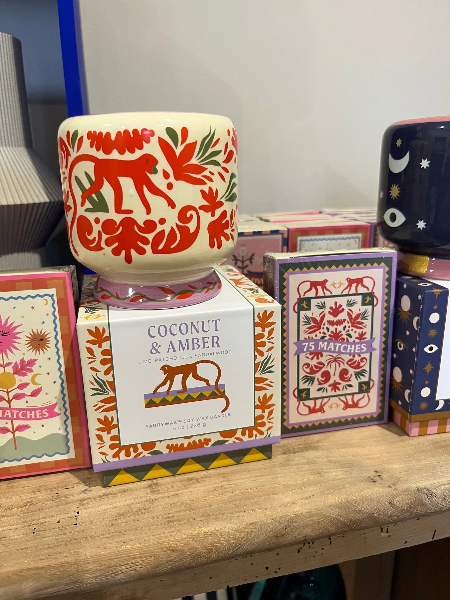 Boîte allumettes coconut & amber Atelier MSV