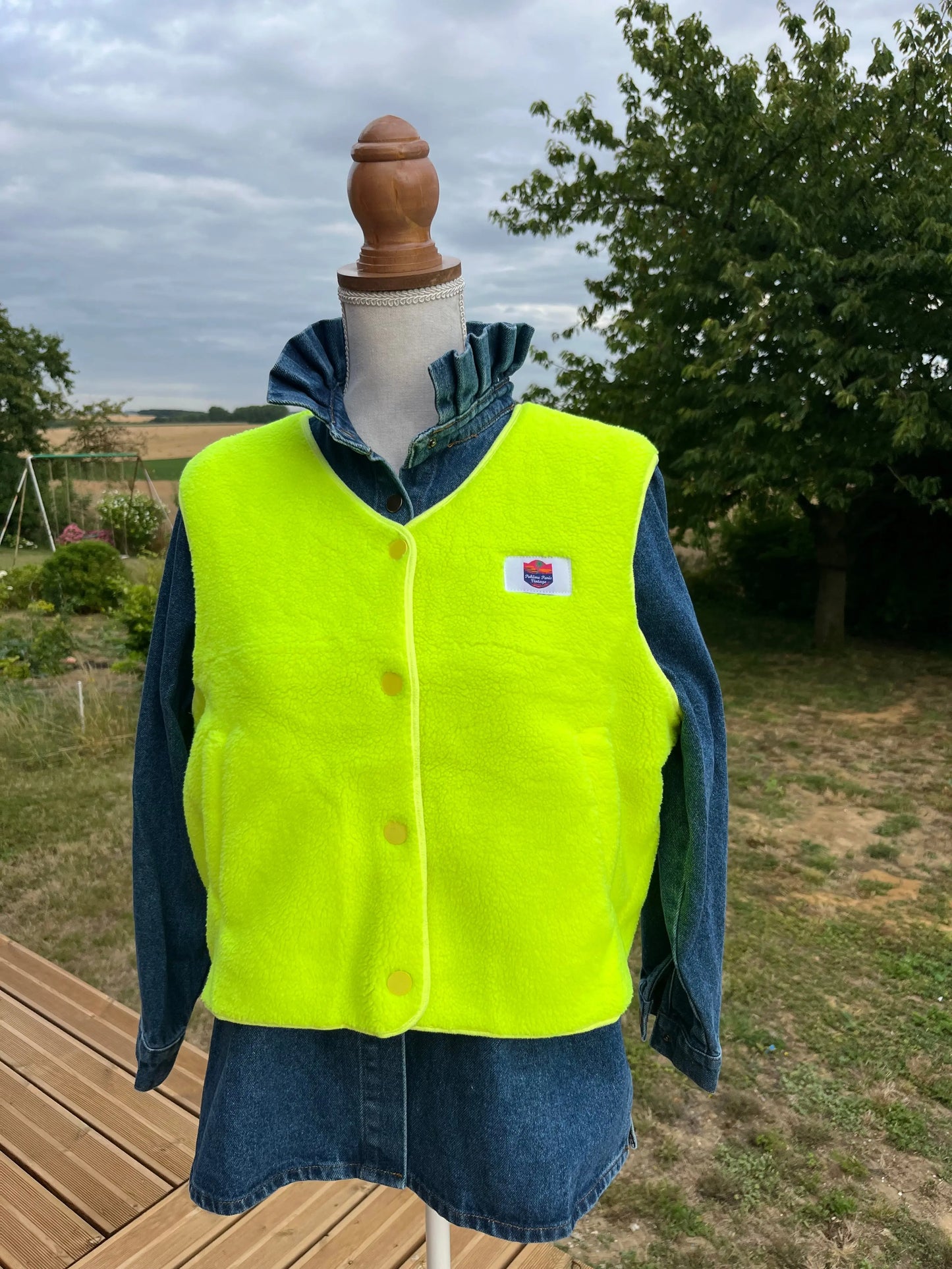 Gilet sans manches jaune Atelier MSV