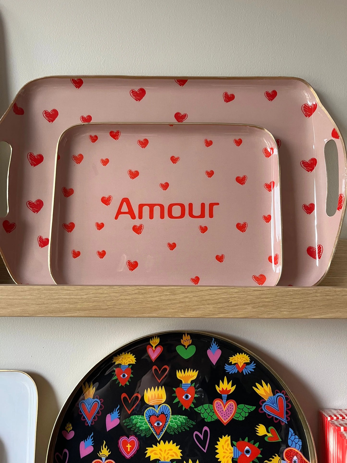 Petit plateau rectangulaire amour Atelier MSV