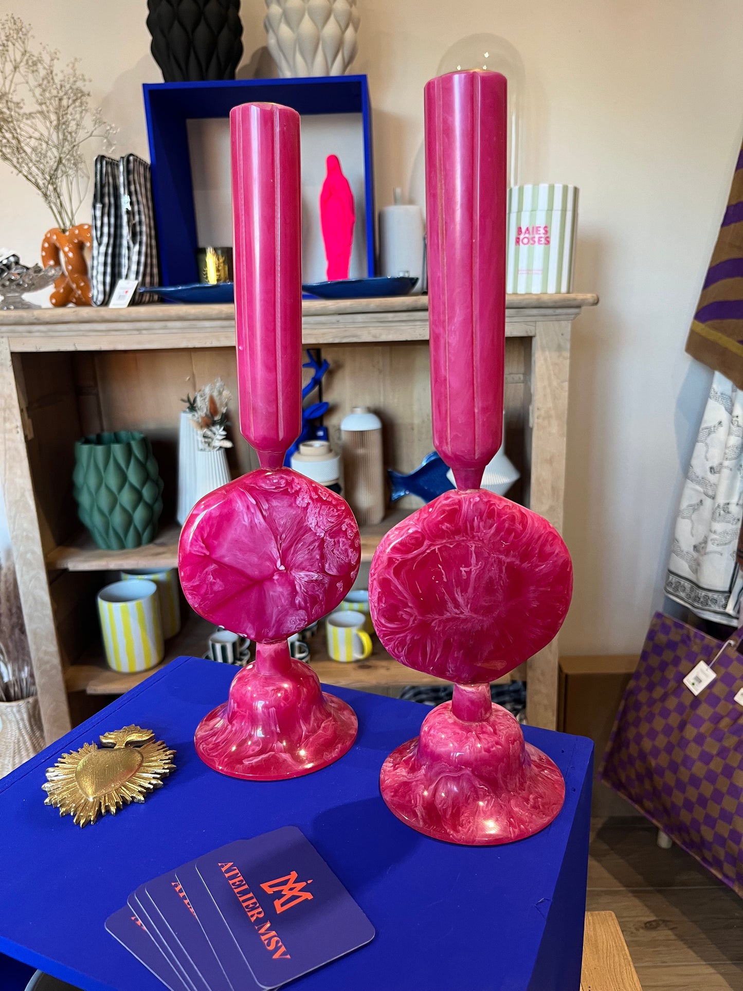 Bougeoirs (x2) Atelier MSV