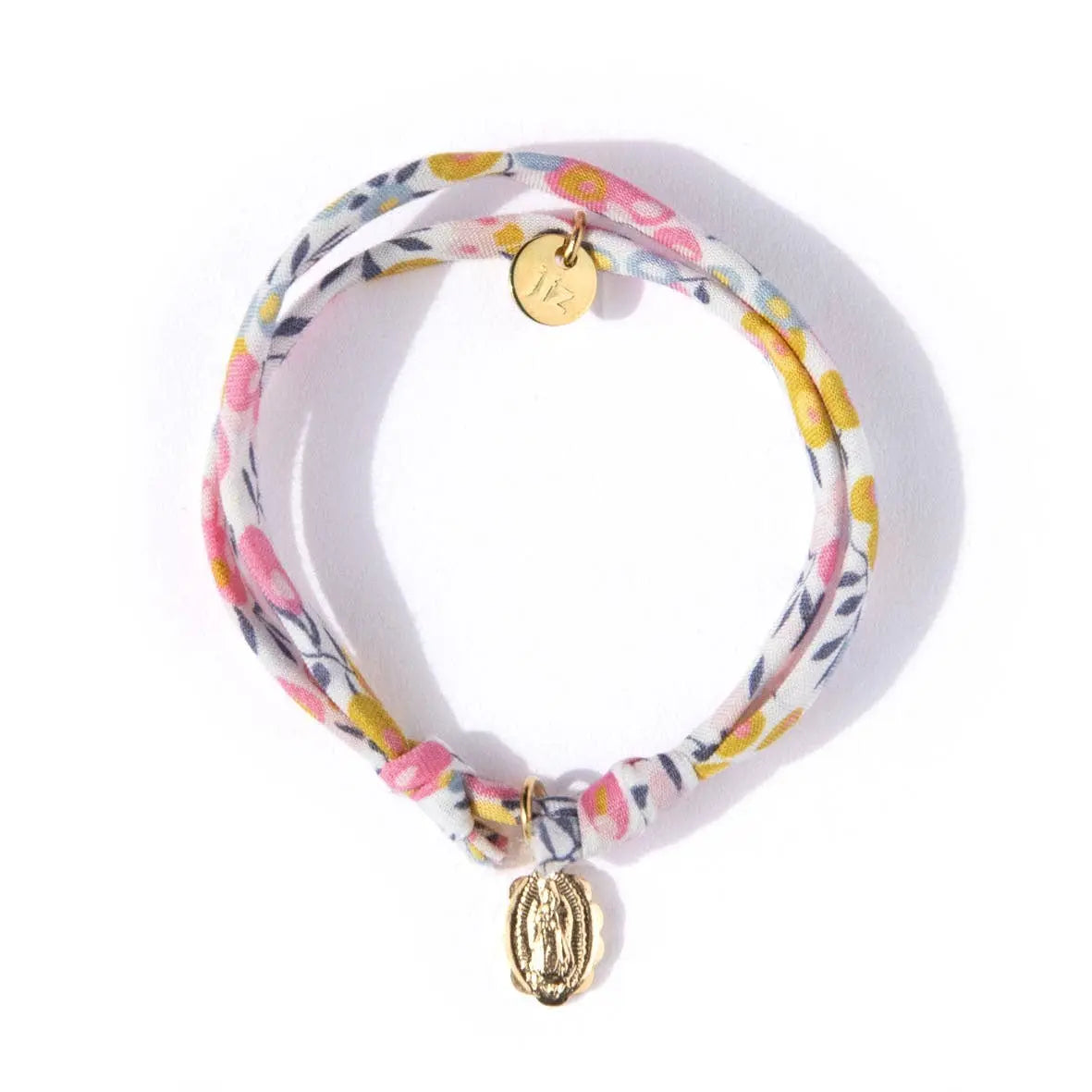 Bracelet Liberty coulissant Wiltshire Bud Aur Vierge Marie Le Petit Lien de Paris