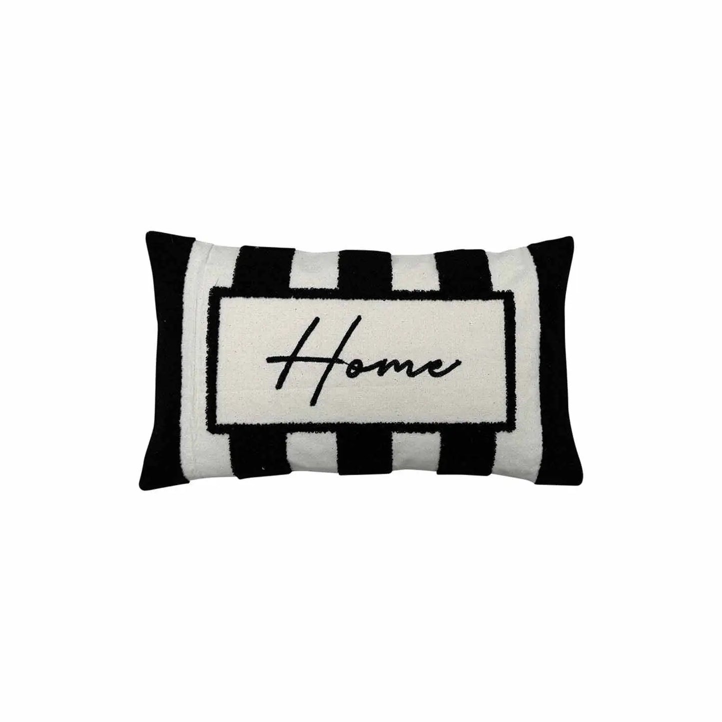Coussin Influence home noir 30x50cm Opjet Paris