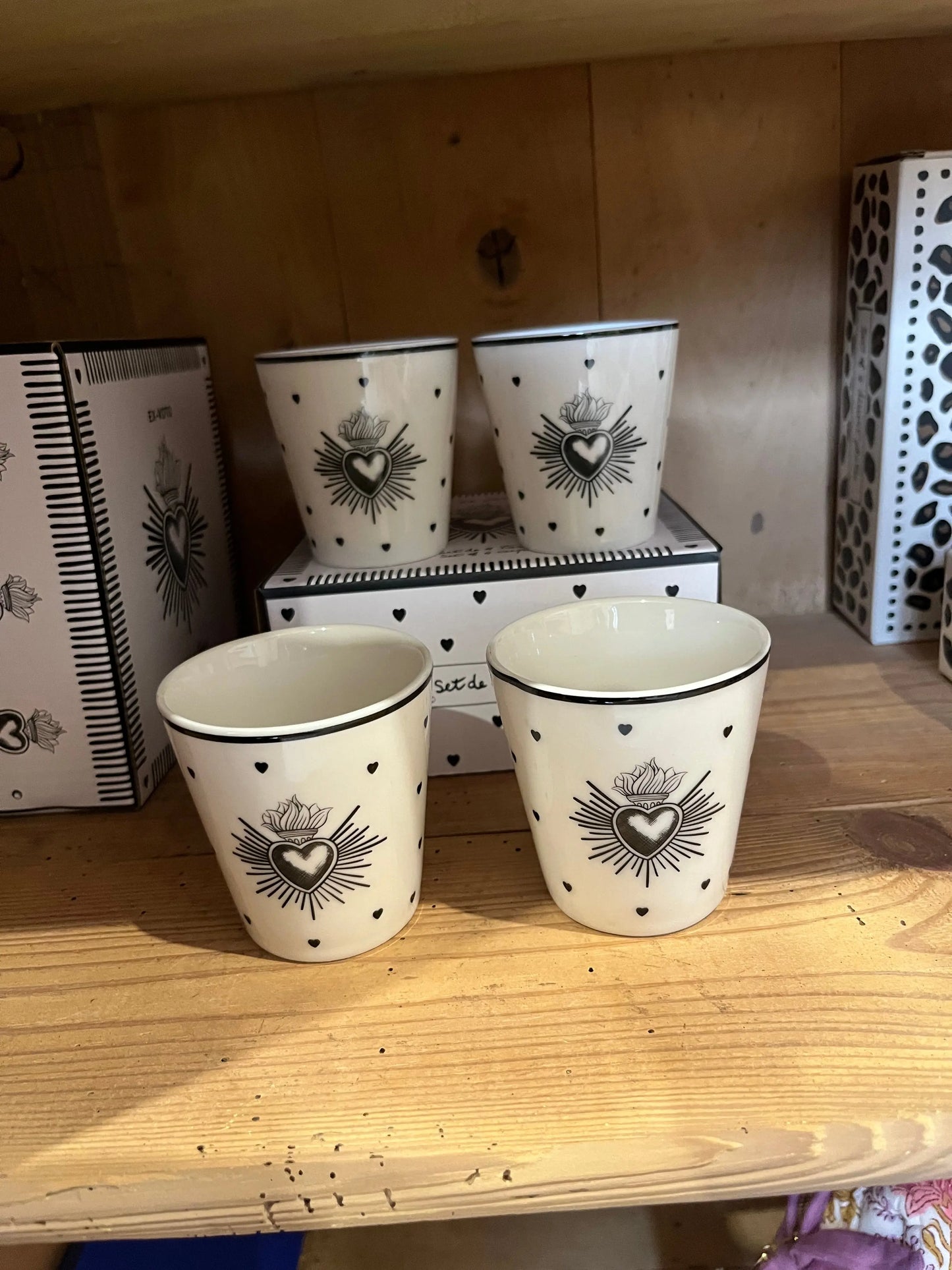 Set 4 gobelets Ex-voto Atelier MSV