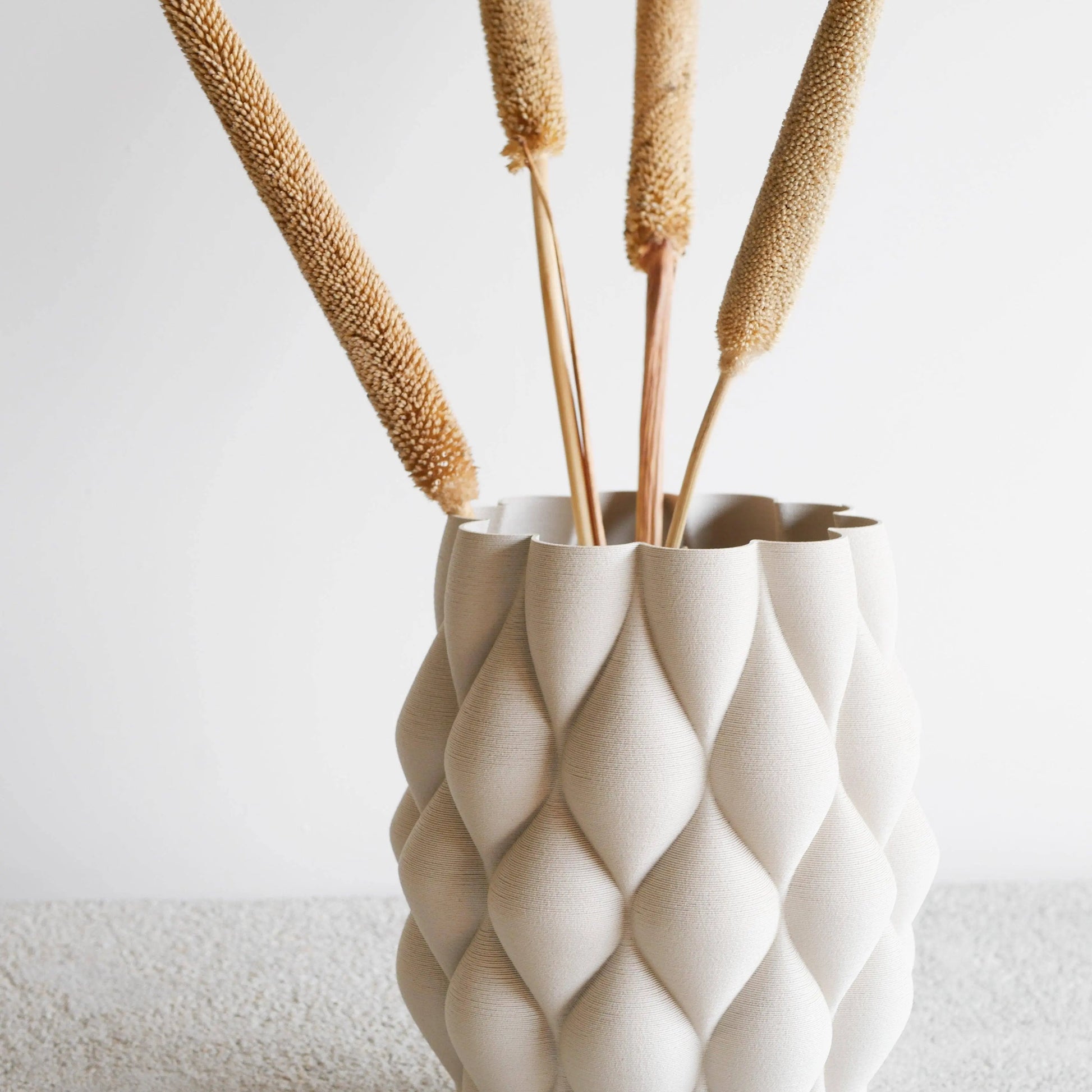 Vase COPENHAGUE Blanc brume MINIMUM DESIGN