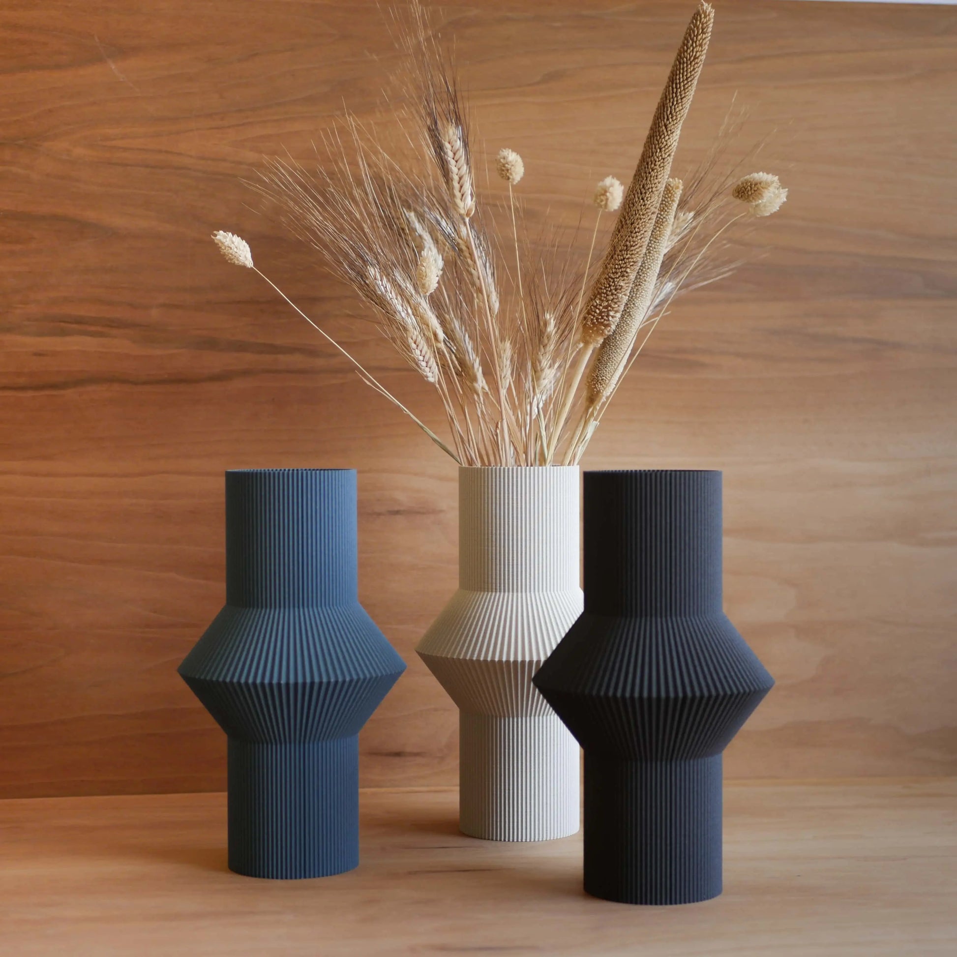 Vase en bois recyclé HOI MINIMUM DESIGN