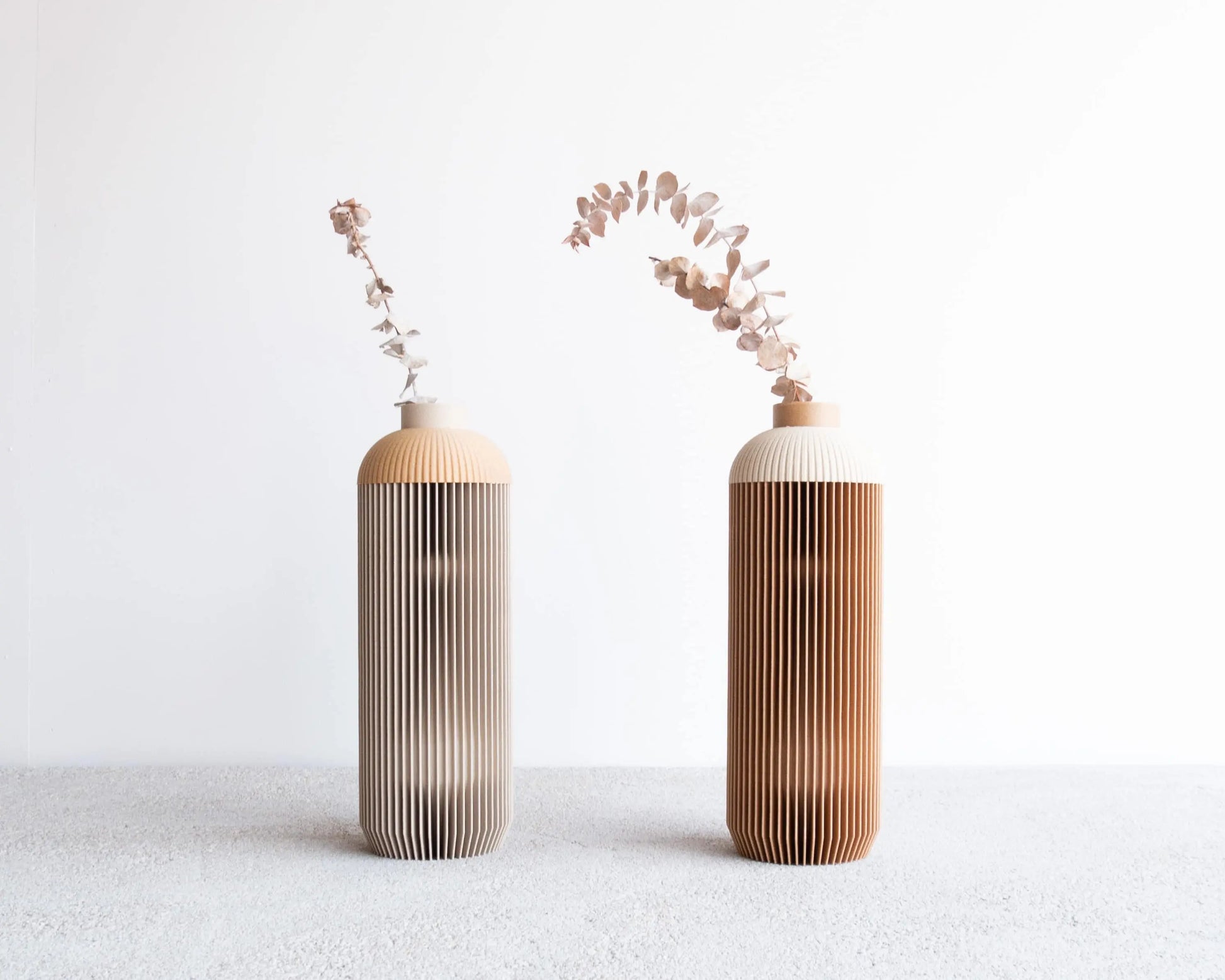 Vase Onde Natural & White MINIMUM DESIGN