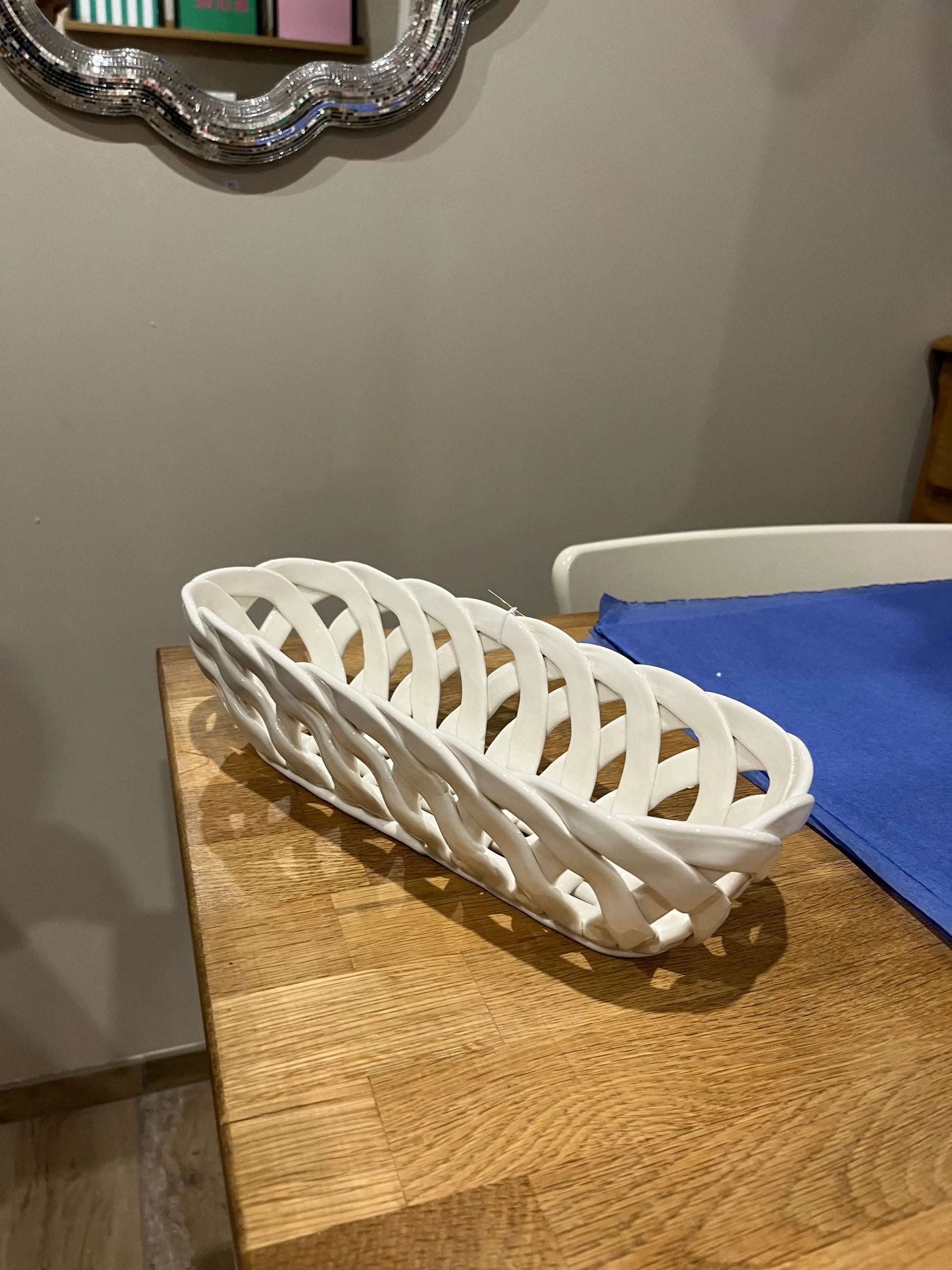 Panier blanc Atelier MSV