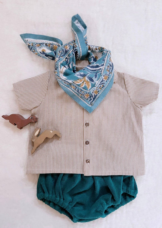 Foulards Bébé, Enfant Delhi Céladon 5O cm SO FAMILY