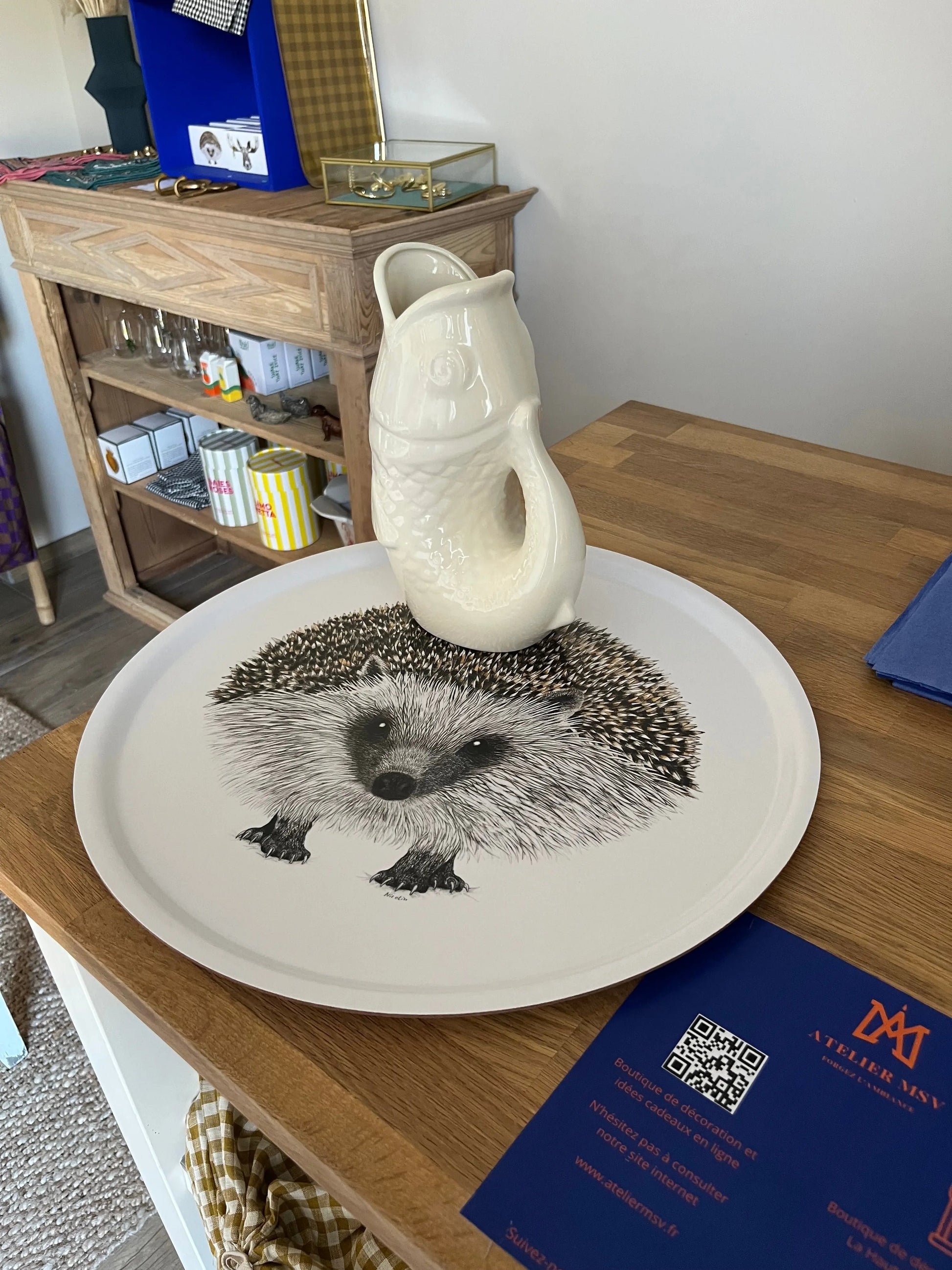Henry - Plateau Rond Charlotte Nicolin