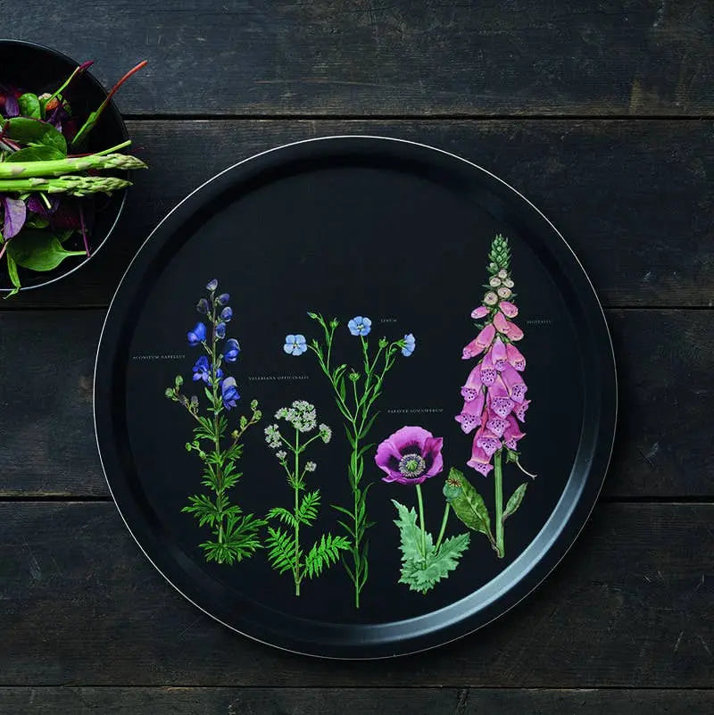 Plateau de service « Monastery garden » en placage de bouleau nordique, fabriqué en Europe Koustrupco