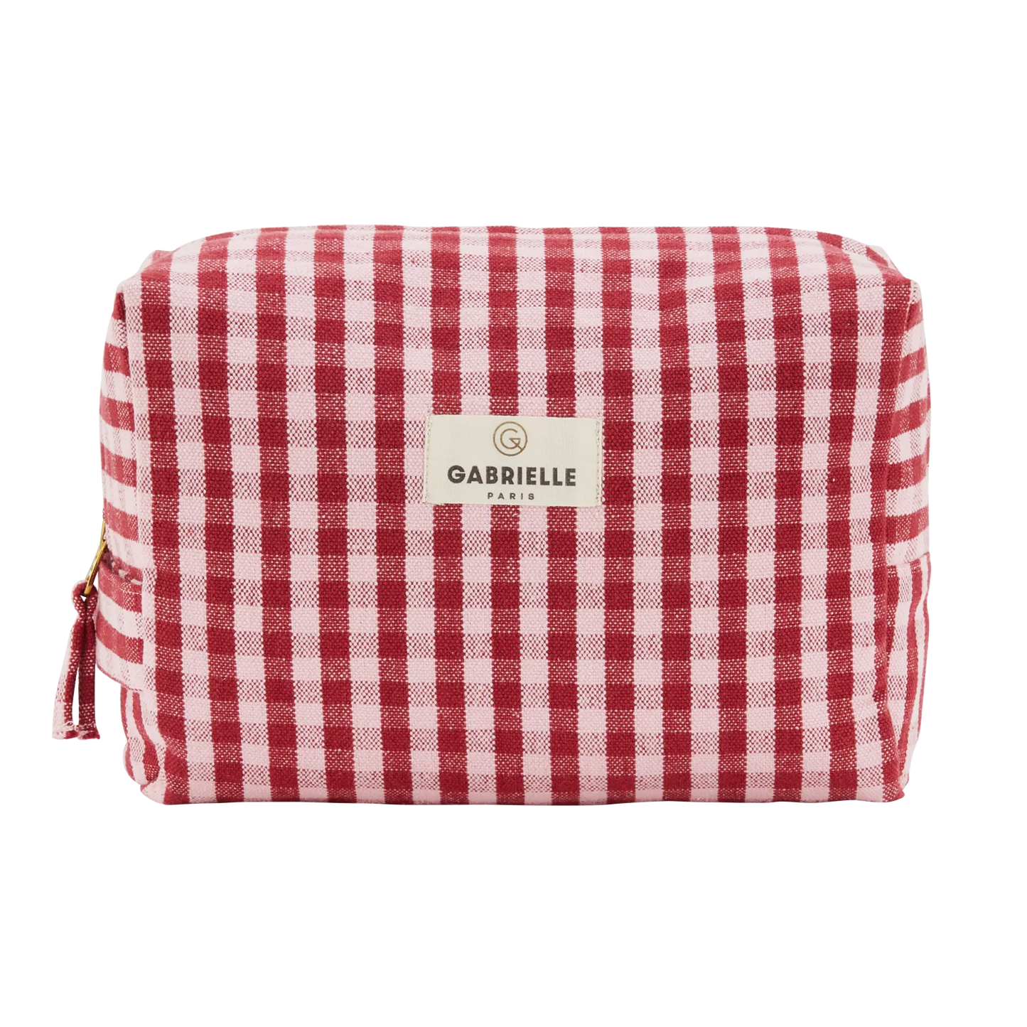 Trousse de toilette Vichy Cerise Gabrielle Paris