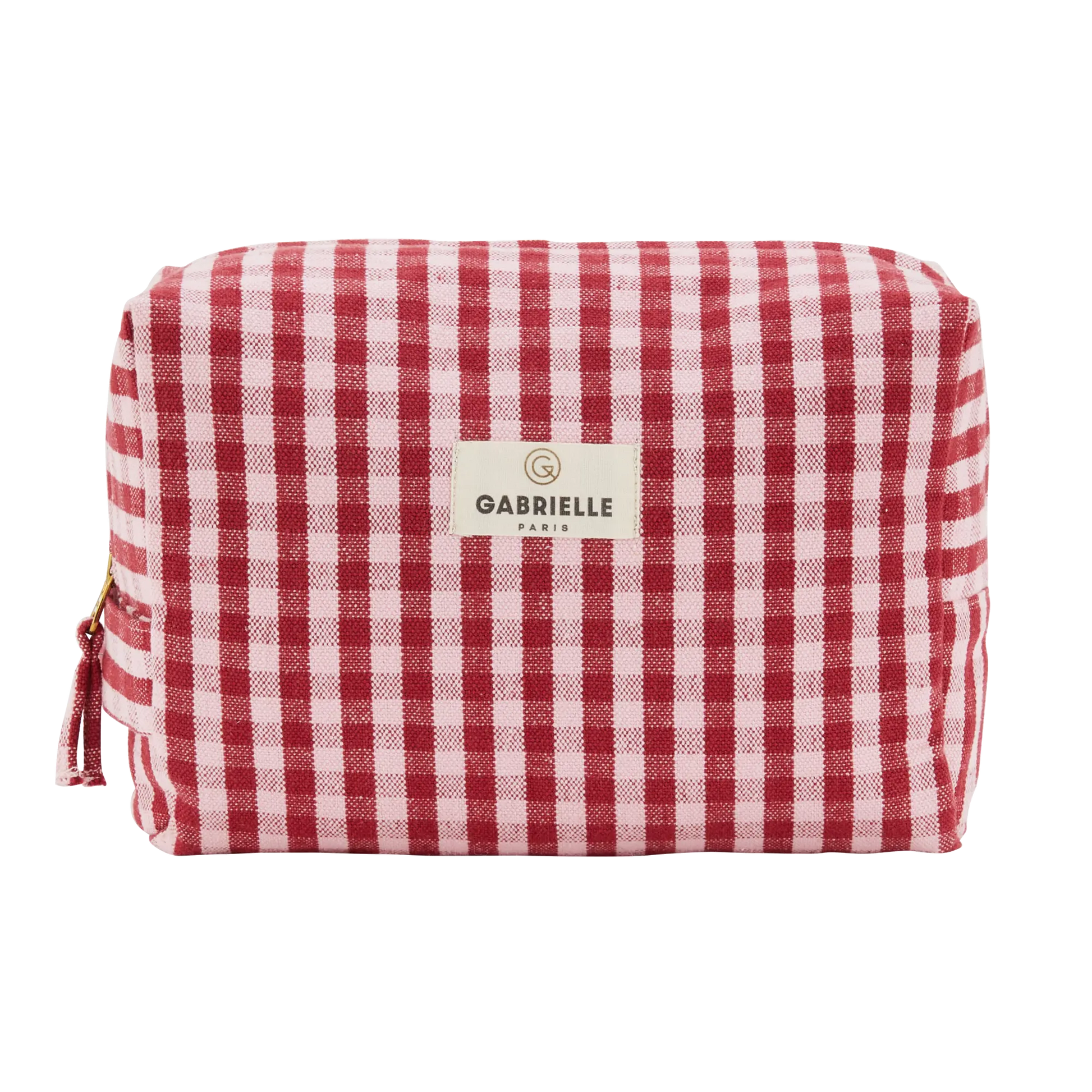 Trousse de toilette Vichy Cerise Gabrielle Paris