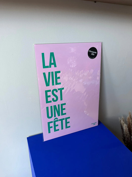 Affiche La vie est une fête Atelier MSV