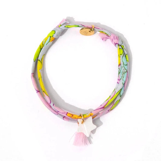 Bracelet Liberty coulissant ETOILE NACRE Le Petit Lien de Paris