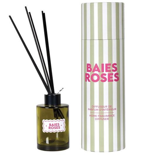 Diffuseur Trattoria baies roses D6 H10cm Opjet Paris