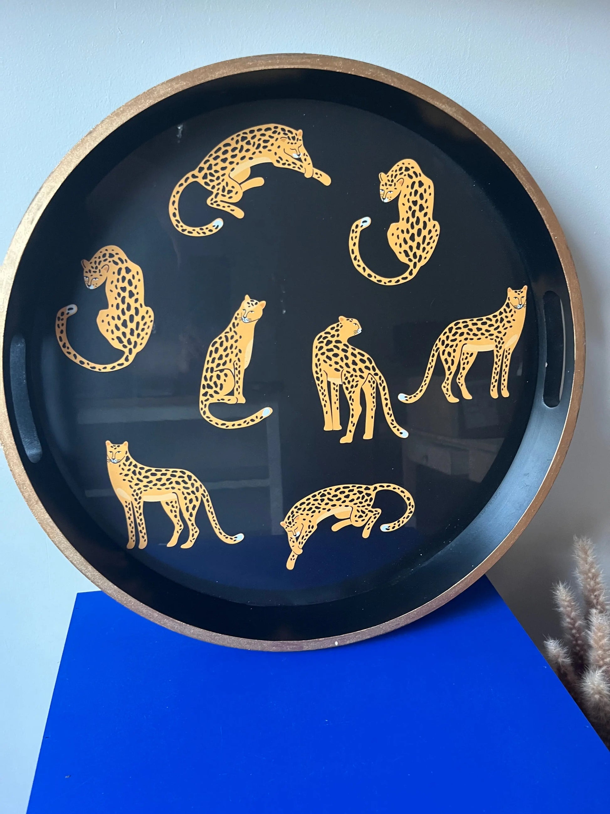 Plateau bois Léopard grand Atelier MSV