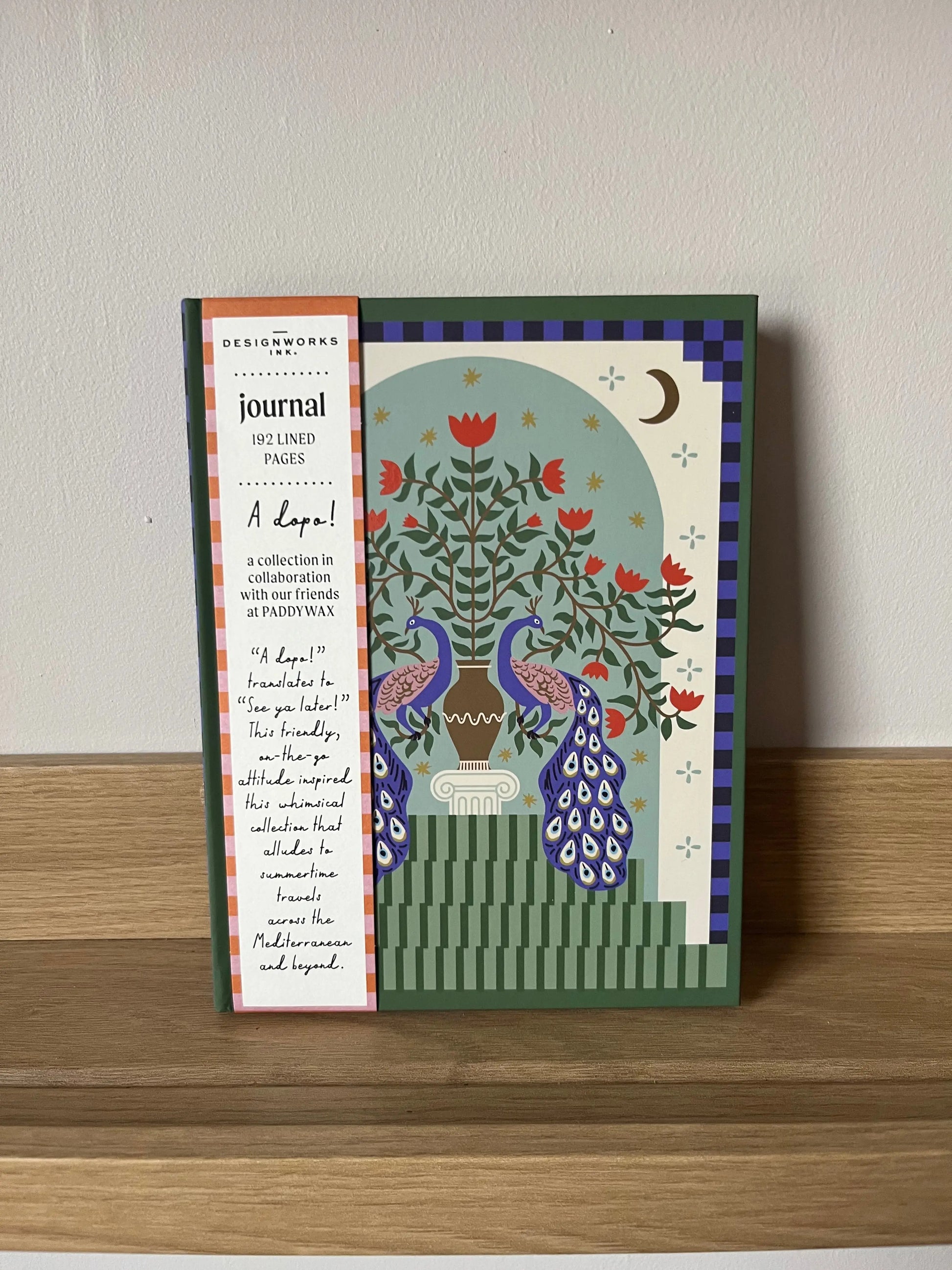 Carnet Paon Atelier MSV