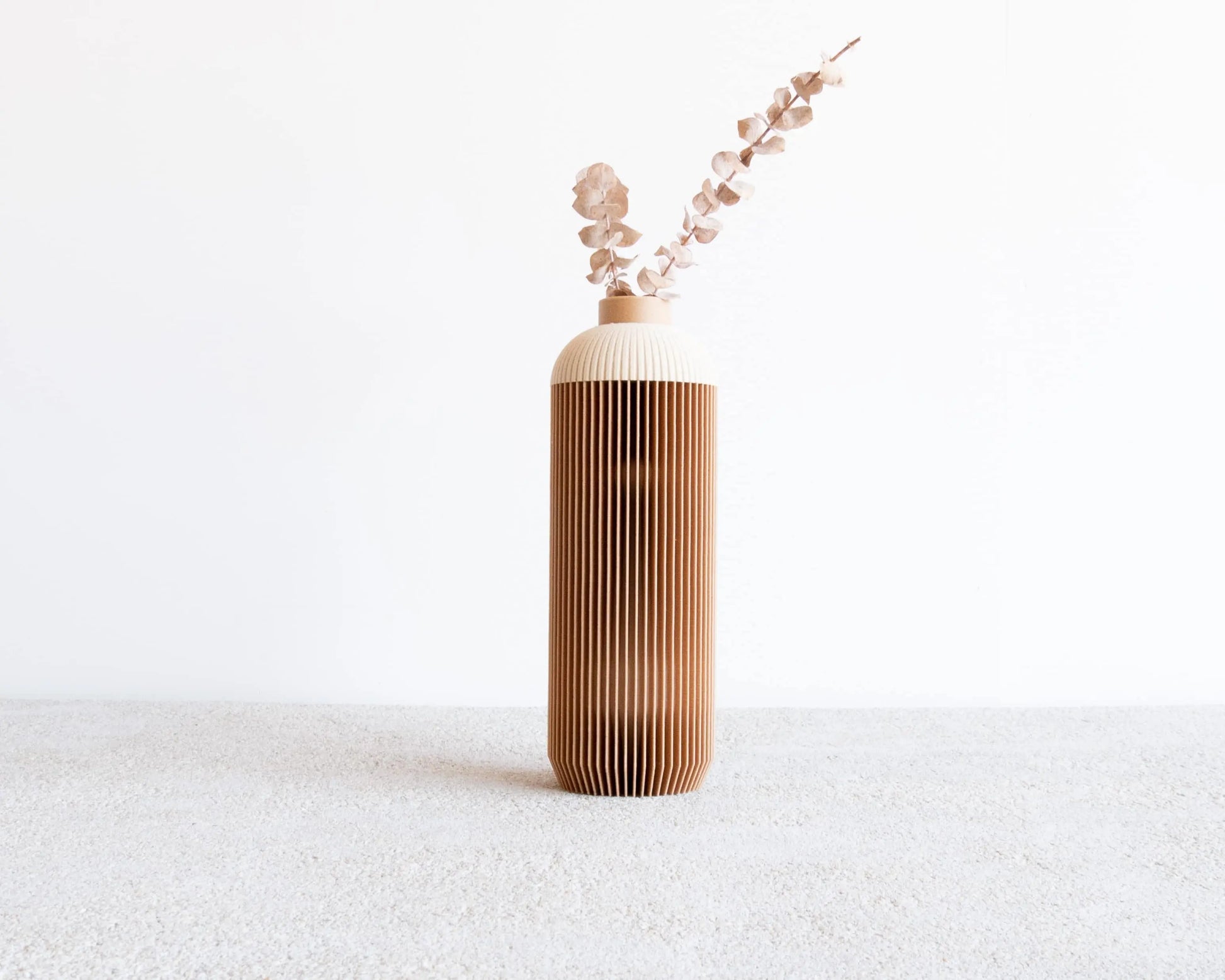 Vase Onde Natural & White MINIMUM DESIGN