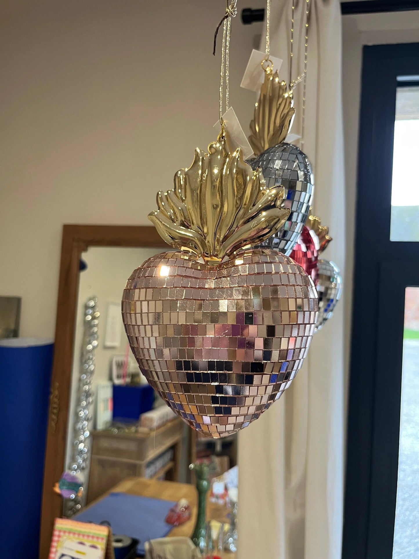 Cœur disco Ex-voto rose Atelier MSV