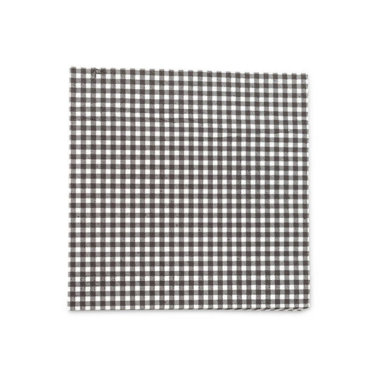 Serviette Papier Vichy Noir X20 Opjet Paris