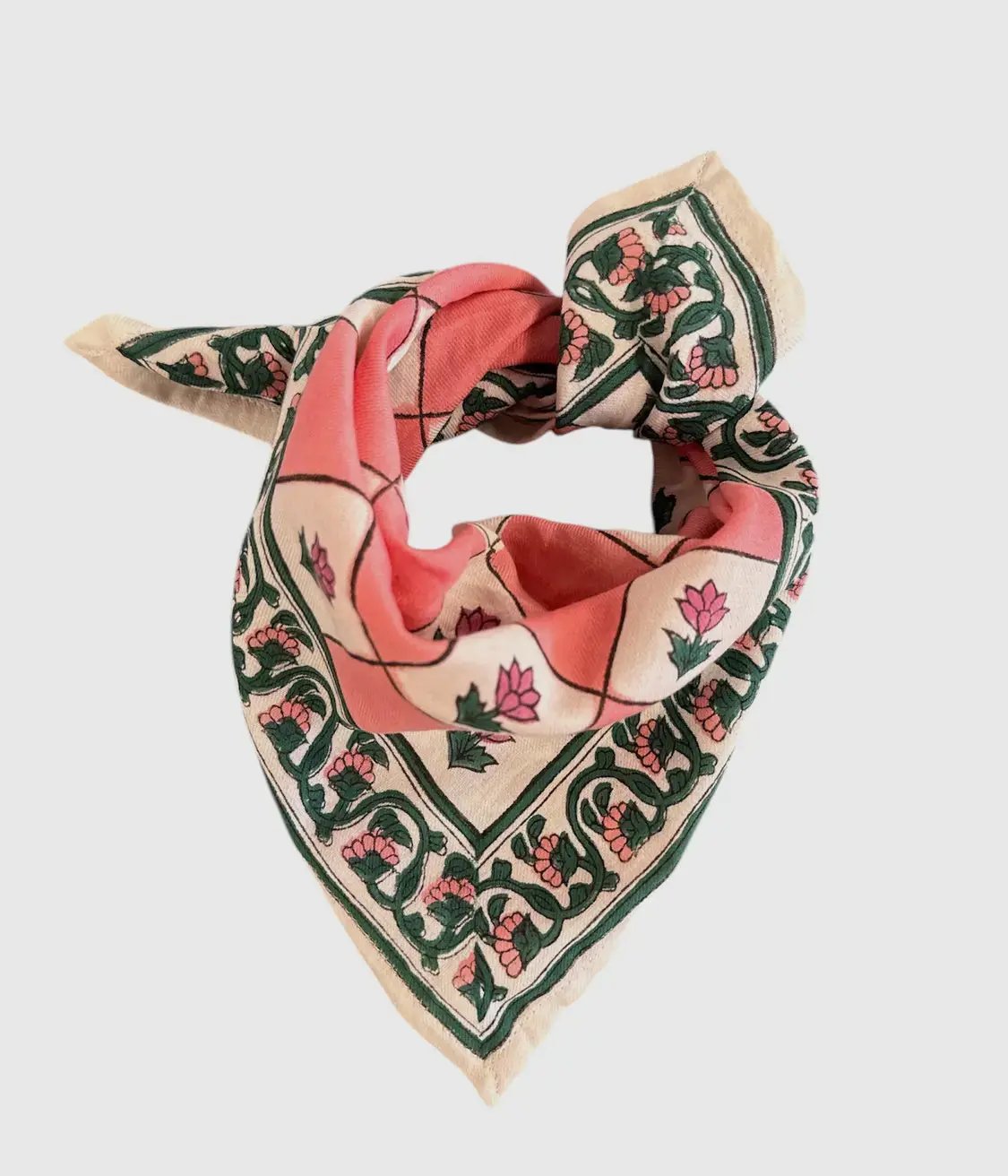 Foulard fleurs 50cm Atelier MSV