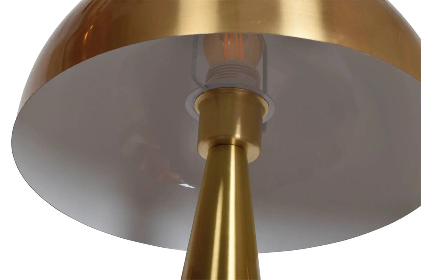 Lampe Paul doré satiné D30 H45cm Opjet Paris