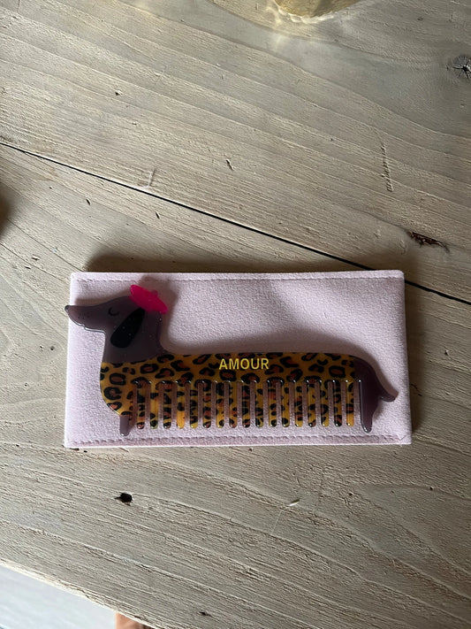 Peigne teckel Atelier MSV