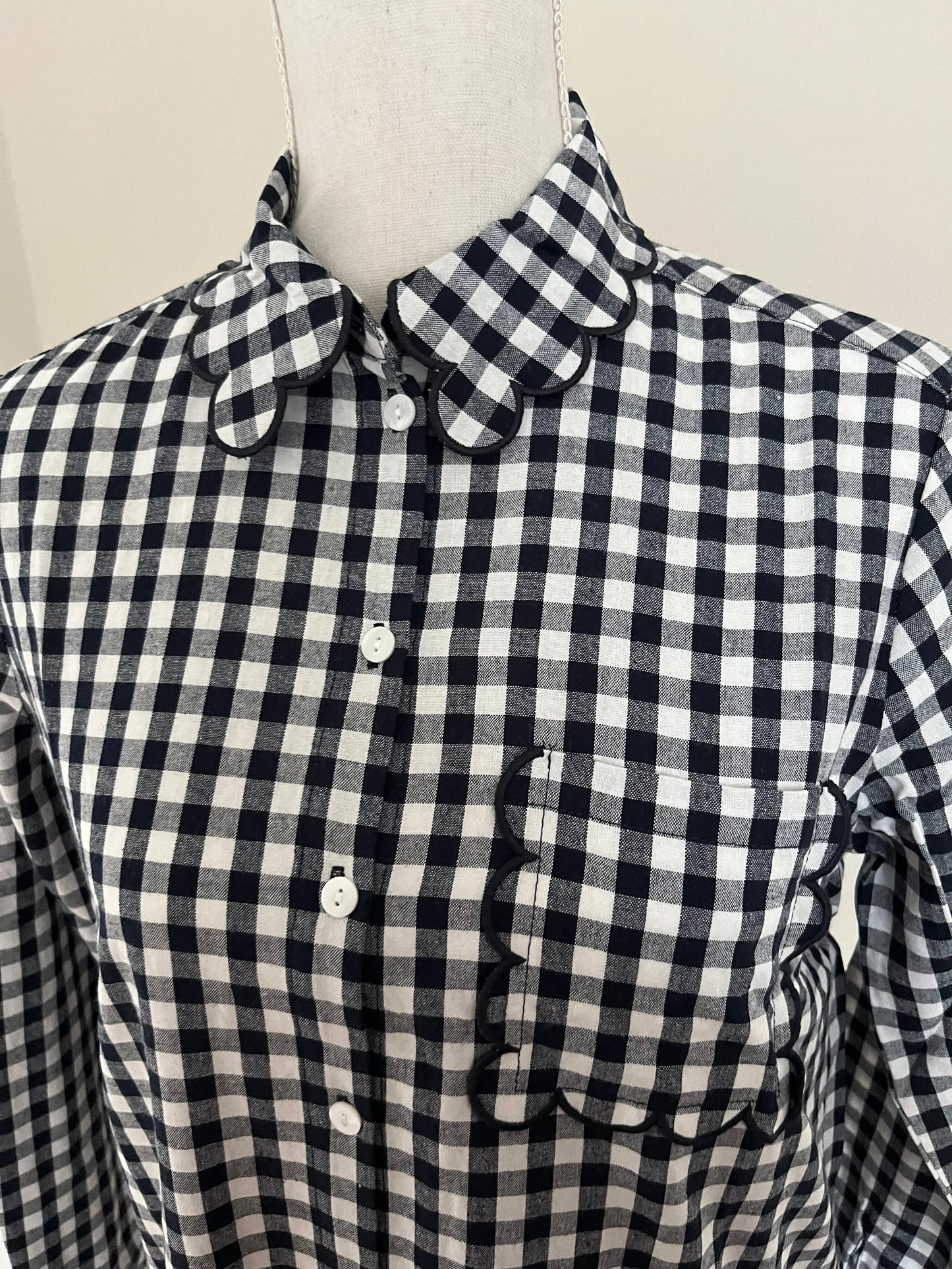 Chemise vichy bleu T36 Atelier MSV