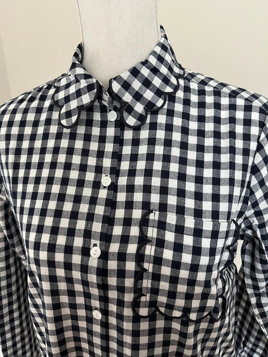 Chemise vichy bleu T36 Atelier MSV