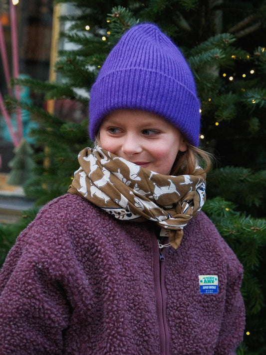 Foulard Adulte Teckel kaki Maison Augustin