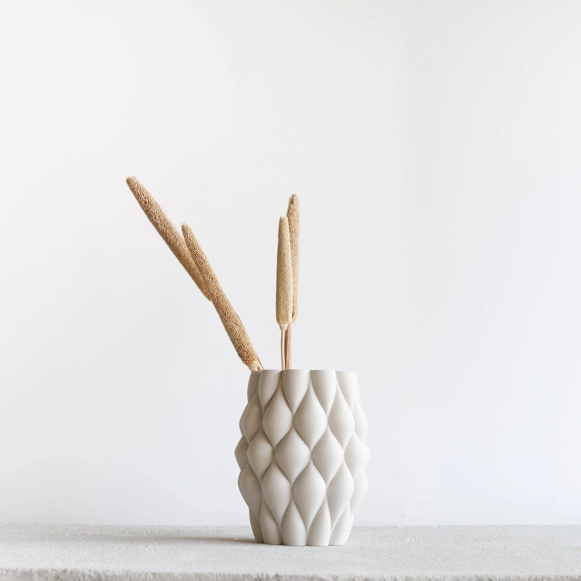 Vase COPENHAGUE Blanc brume MINIMUM DESIGN