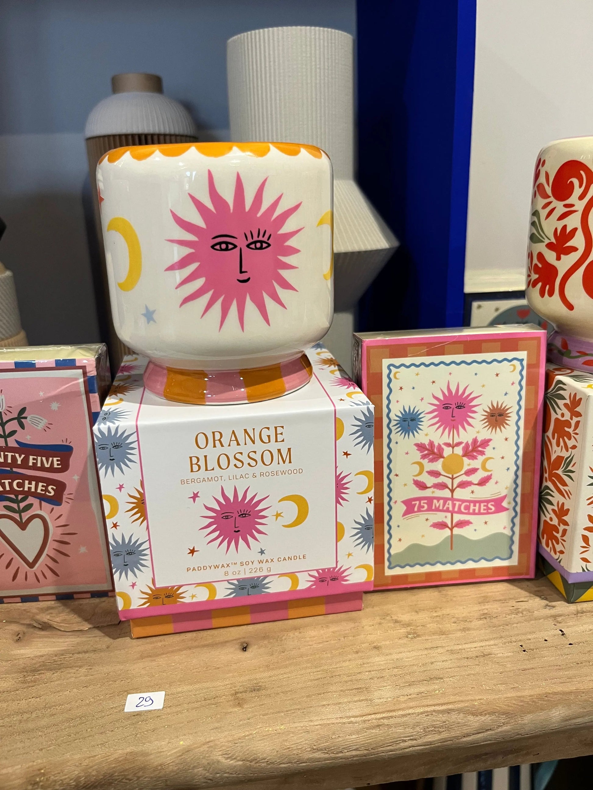 Boîte allumette orange blossom Atelier MSV