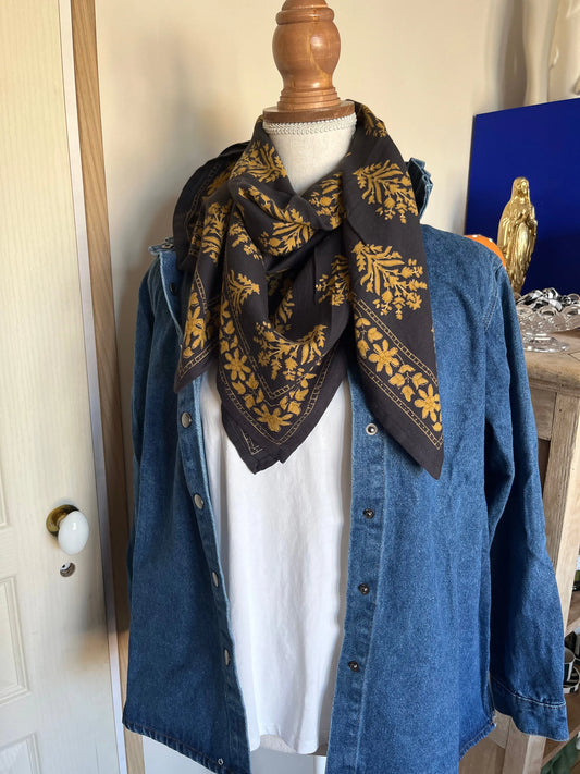 Foulard Galatie nuit Atelier MSV