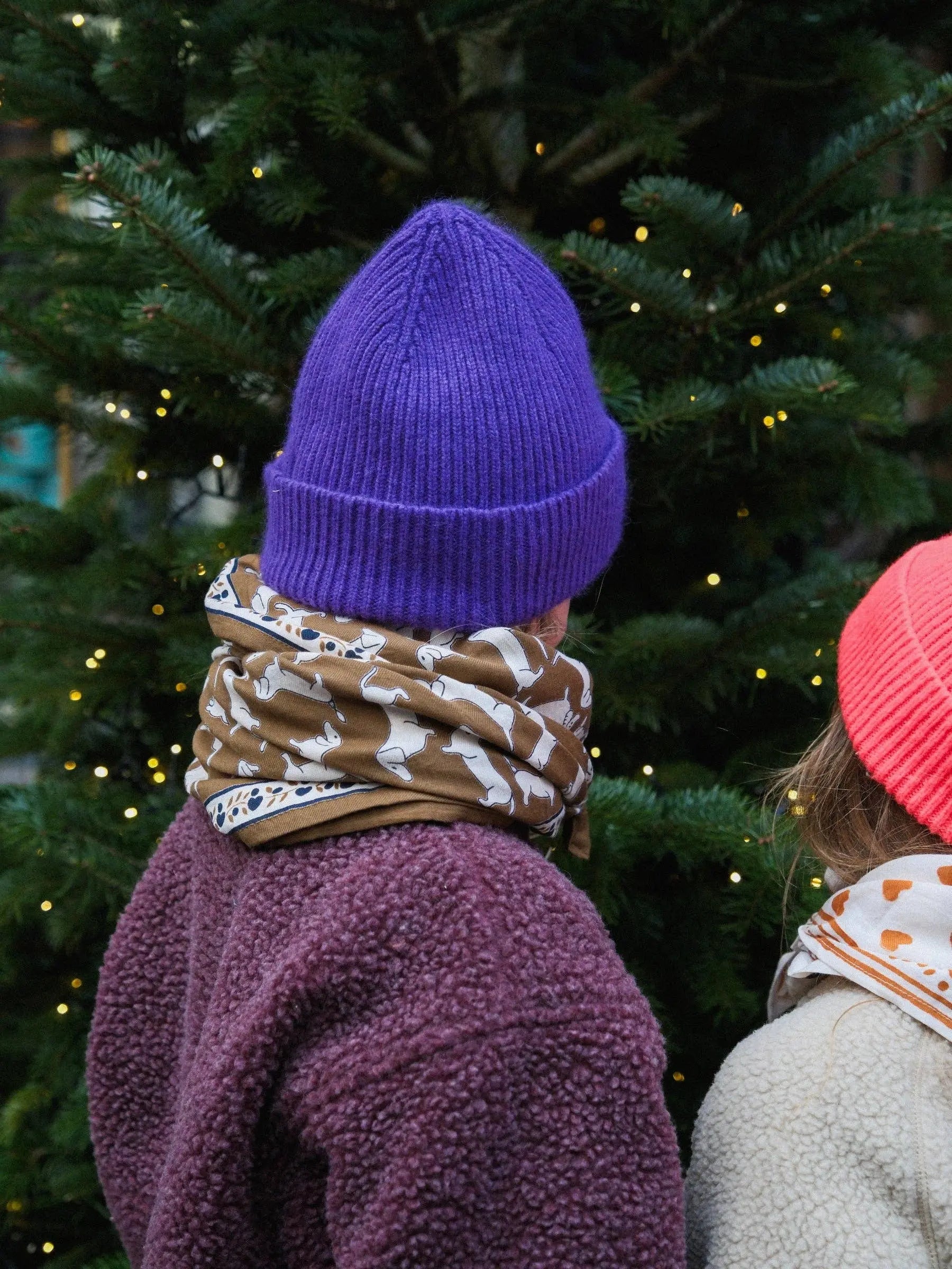 Foulard Adulte Teckel kaki Maison Augustin