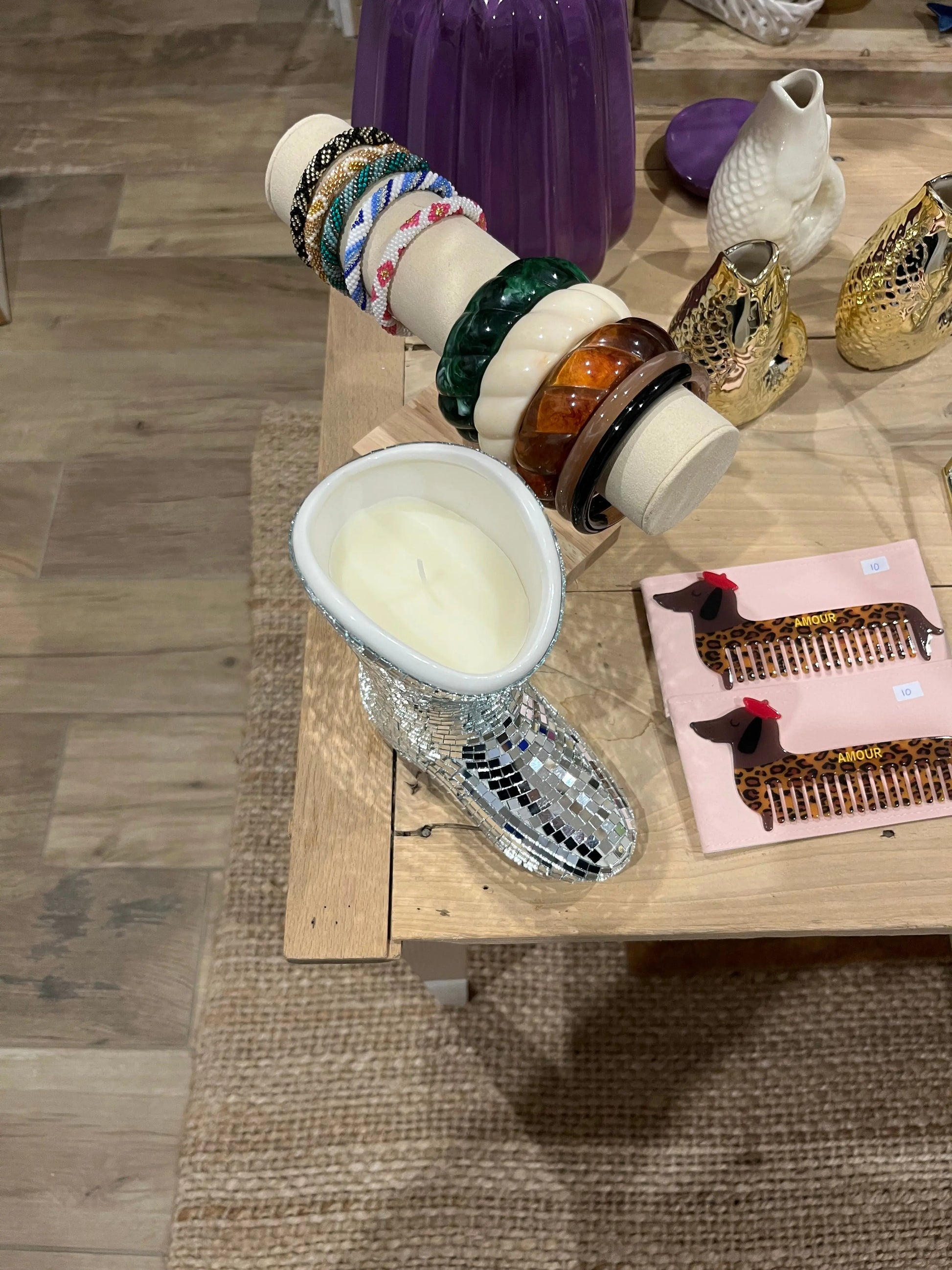 Bougie botte disco Atelier MSV