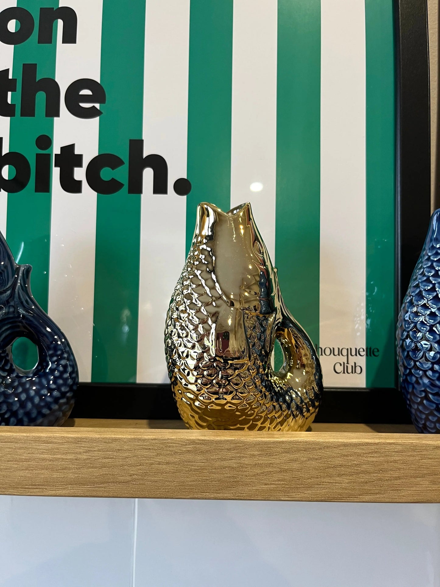 Vase poisson doré Atelier MSV