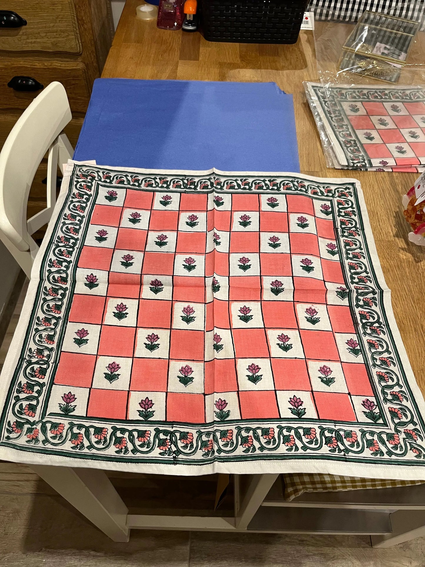 Foulard fleurs 50cm Atelier MSV