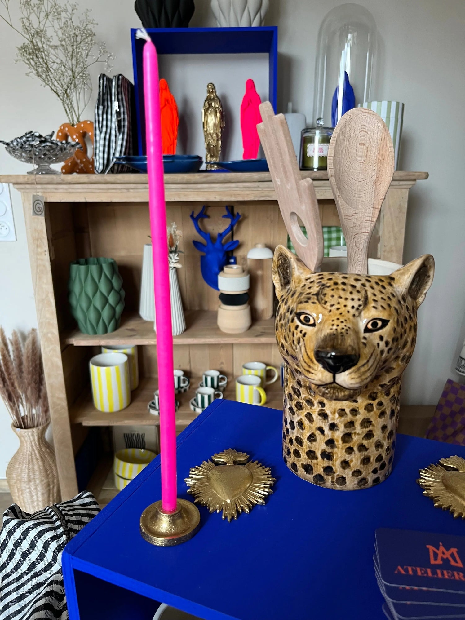 Bougeoir doré Atelier MSV