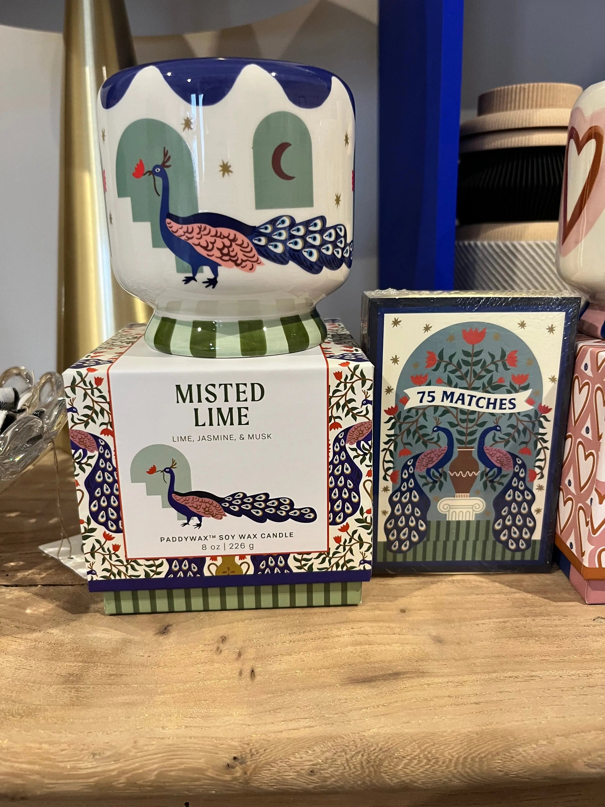 Boîte allumettes Misted Lime Atelier MSV