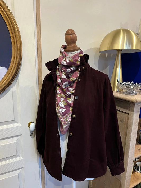 Surchemise bordeaux taille S Atelier MSV