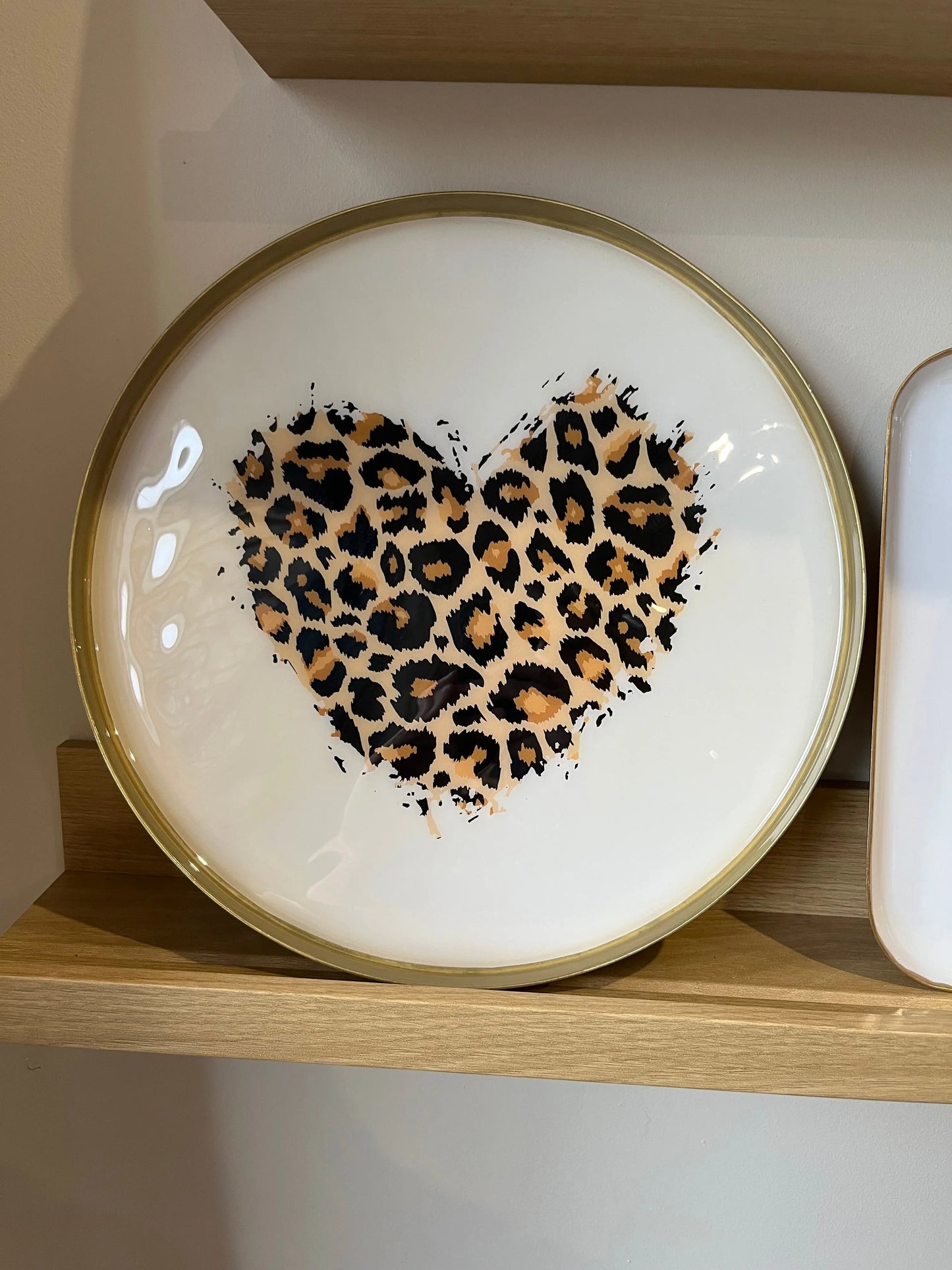 Plateau cœur léopard Atelier MSV