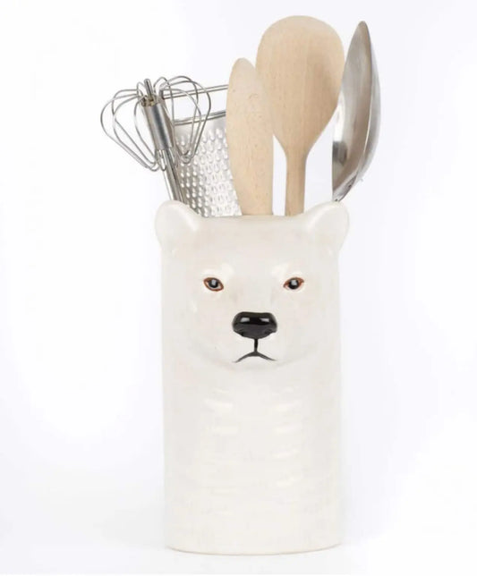 Pot à ustensiles/Vase - Ours blanc Atelier MSV