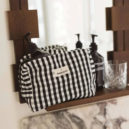 TROUSSE DE TOILETTE  EN COTON VICHY Gabrielle Paris