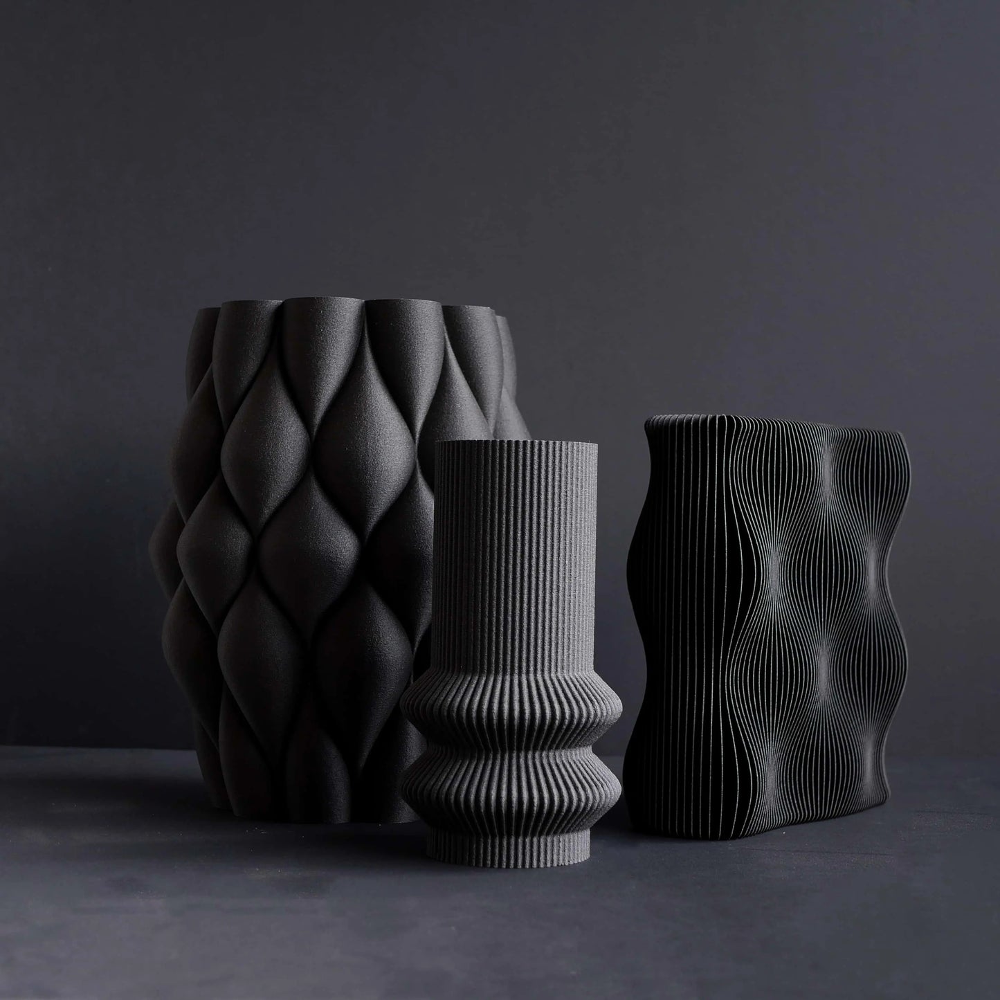 Vase COPENHAGUE Noir MINIMUM DESIGN